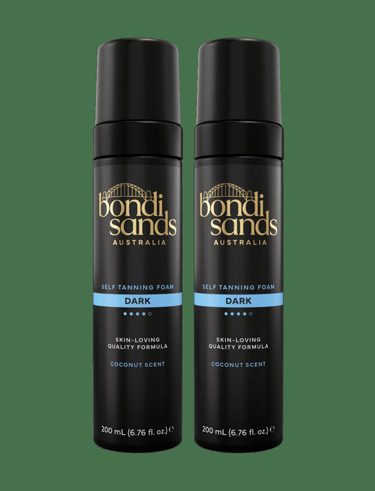 Dark Self Tanning Foam Duo