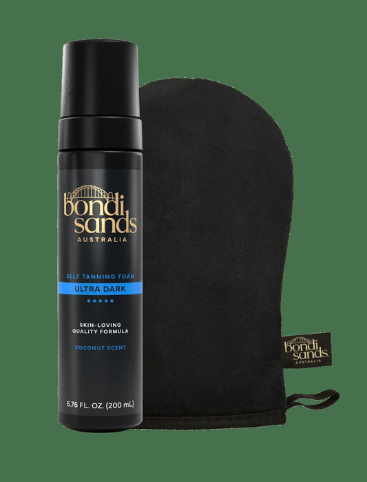 Ultra Dark Self Tanning Foam & Application Mitt Bundle